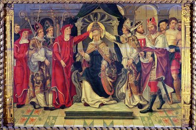 Coronation of Pope Celestine V in August 1294 by French School